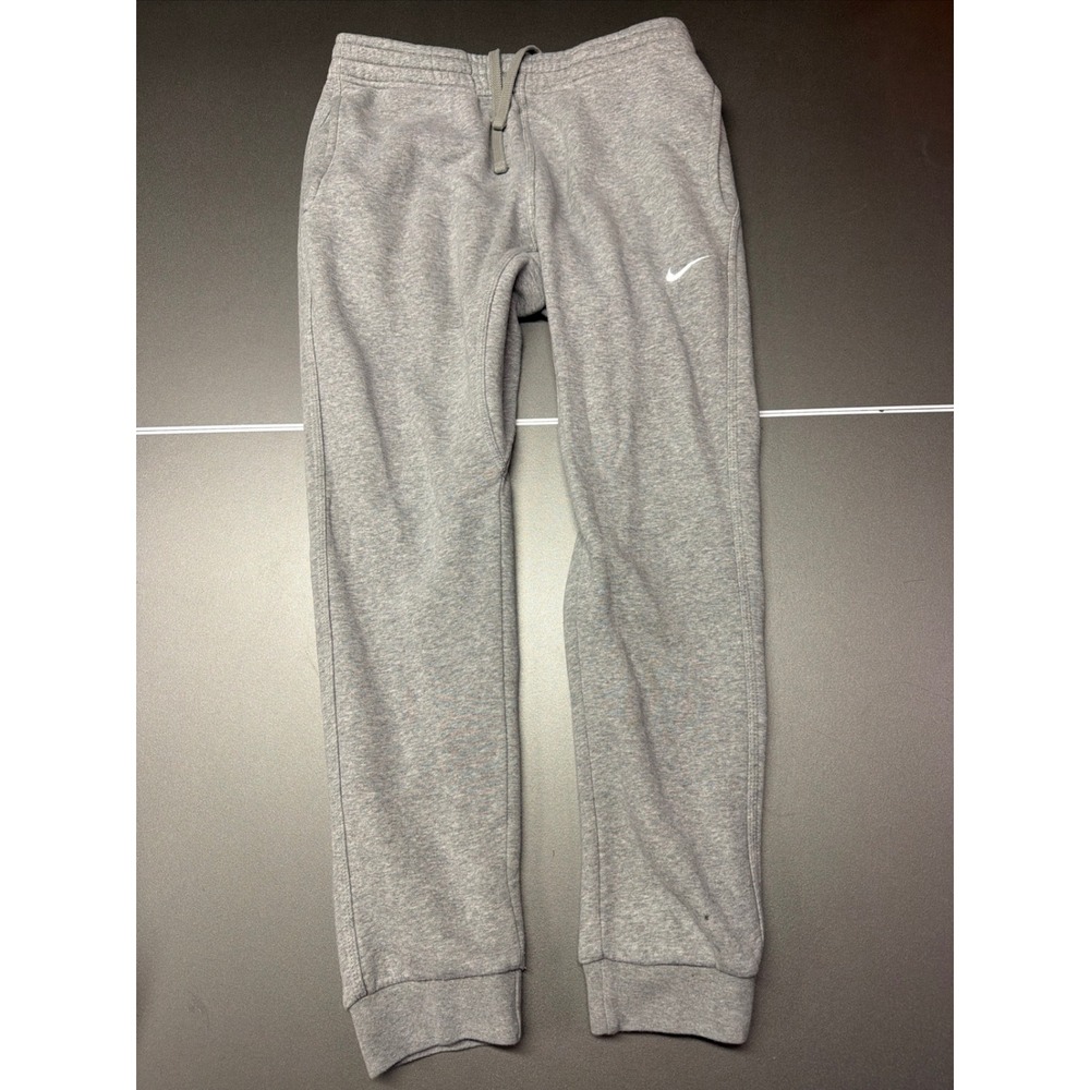 Nike Sportswear Fleece Joggers Sweatpants Gray Tapered‎ Leg Mens M